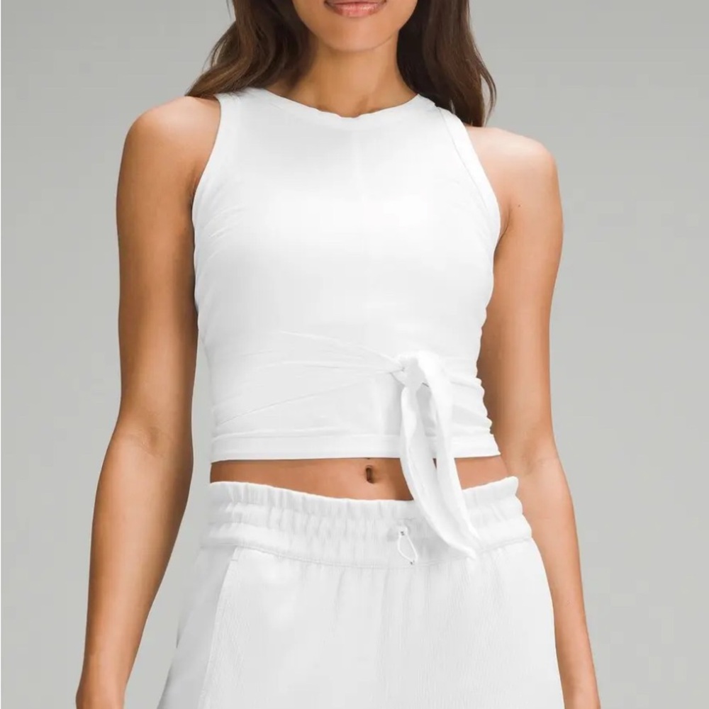 Lululemon It’s a Tie White Tank